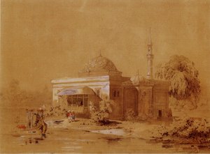 Progetto del padiglione del bagno turco nel Parco di Caterina di Tsarskoye Selo, c. 1850 da Ippolit Antonovich Monighetti