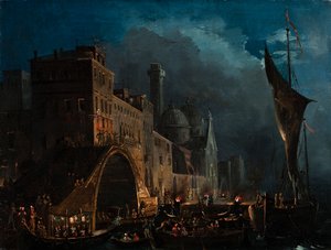 Una Notte di Gala Veneziana da Ippolito Caffi