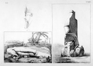 Memphis, Egitto, XIX secolo da Ippolito Rosellini