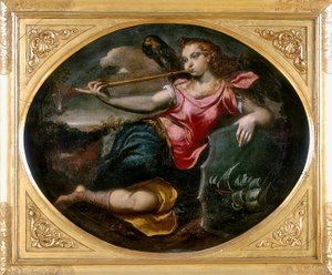 Fama, opera di Ippolito Scarsella, noto anche come lo Scarsellino, conservata alla Galleria Estense di Modena