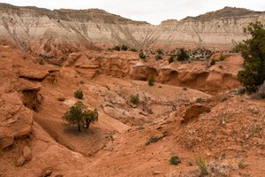 Un paesaggio al Parco Statale del Kodachrome Basin, Utah, 2019