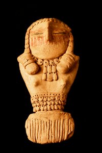 Al Museo Preistorico del College of Eastern Utah a Price, Utah, le Figurine Pilling dell