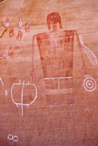 Arte rupestre degli Anasazi e di altri abitanti dei pueblos dei Four Corners da Ira Block