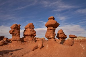 Formazioni rocciose nel Goblin Valley State Park in Utah, 2020 (foto)