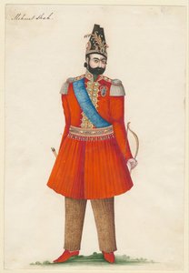 Mohammad Shah Qajar 1808-1848, re di Persia, 1835