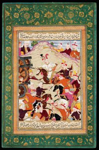 Shah Ismail I alla battaglia di Chaldiran da Iranian Master