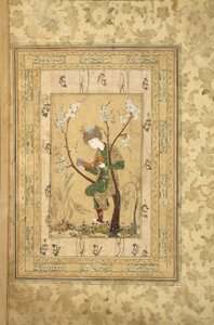 Giovane seduto nel ramo di un albero in fiore, 1560s