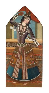 Una ragazza danzante Qajar, c.1840
