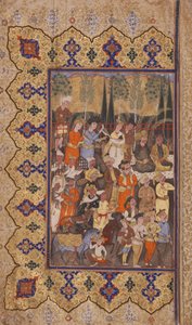 Incoronazione di Luhrasp da Iranian School