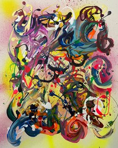 Vortici astratti dai colori vivaci
