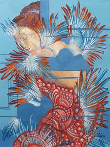 Vestito rosso e cince, 2015