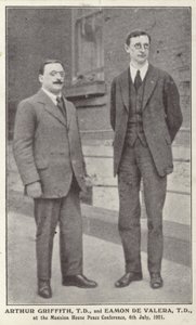 Arthur Griffith e Eamon de Valera da Irish Photographer