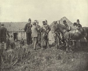 Scena di sfratto, tenuta di Vandeleur, contea di Clare (foto in bianco e nero) da Irish Photographer
