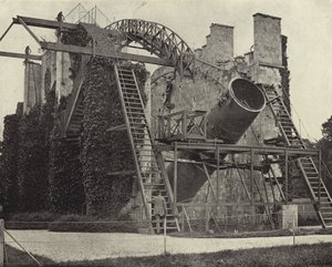 Il Grande Telescopio di Rosse, Castello di Birr, Contea di Kings (foto in bianco e nero) da Irish Photographer