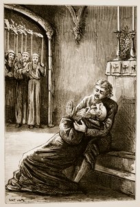Morte di San Columba, da The Trias Thaumaturga, o Tre Santi Miracolosi d