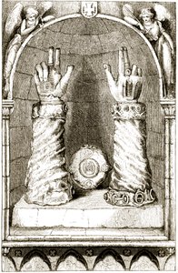 Reliquia della mano di San Patrizio, da The Trias Thaumaturga, o Tre santi miracolosi d