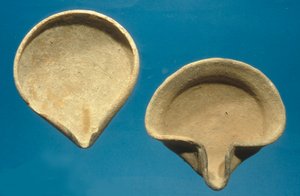 Lampade ad olio israelite (terracotta)