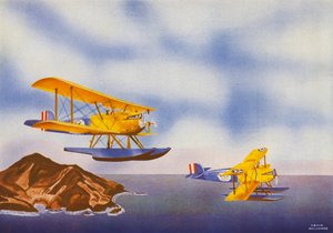 Douglas DWC (litografia a colori)