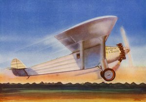 Monoplano Ryan, Spirit of St Louis (litografia a colori)
