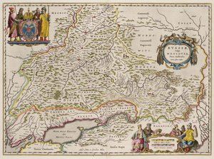 Mappa della Russia meridionale Da: Partes Septentrionalis et Orientalis, 1664