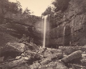 Cascate di Lulah, Lookout Mountain, Georgia, 1864-65 da Isaac H. Bonsall