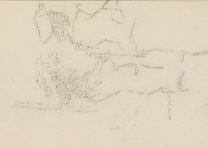 Abklatsch del disegno a matita a pagina 13 da Isaac Israels