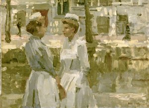 Cameriere domestiche di Amsterdam da Isaac Israels