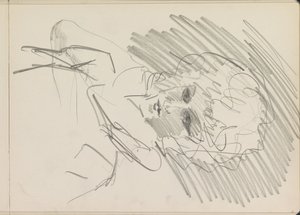 Busto di una donna con riccioli da Isaac Israels