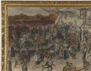 Giostra ad Amsterdam da Isaac Israels