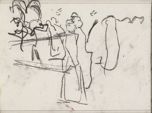 Figure, possibilmente camminando da Isaac Israels