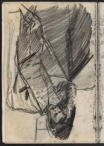 Uomo sdraiato da Isaac Israels