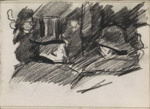 Uomo e donna con cappello, visti di spalle
