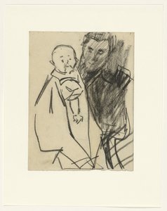 Madre con bambino da Isaac Israels
