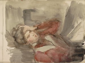 Ritratto di una giovane donna sconosciuta da Isaac Israels