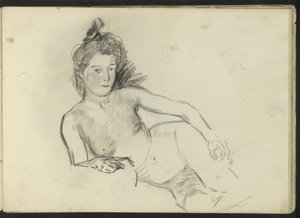 Nudo femminile reclinato