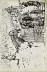 Cavaliere e figure sulla strada da Isaac Israels