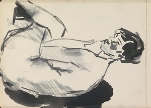 Nudo femminile seduto