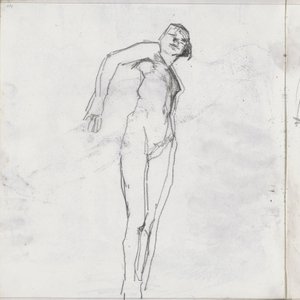 Nudo femminile in piedi