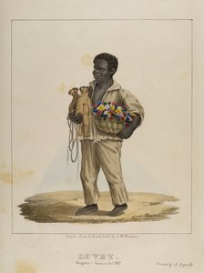 Lovey, tavola 8 da Schizzi di carattere..., 1838 da Isaac Mendes Belisario