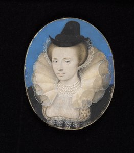 Signora sconosciuta, c.1595-1600 da Isaac Oliver