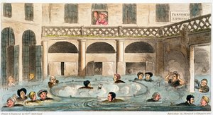 Bagno pubblico a Bath, o cuocere vivi da Isaac Robert Cruikshank
