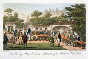 La pista da bowling, Worcester, o personaggi del club Hand and Glove, da 