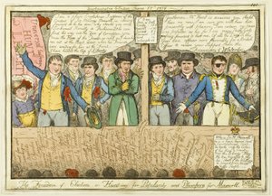 La libertà di elezione da Isaac Robert Cruikshank