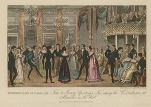 La vita più alta a Londra da Isaac, Robert and George Cruikshank