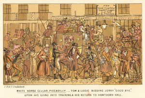 White Horse Cellar, Piccadilly da Isaac, Robert and George Cruikshank