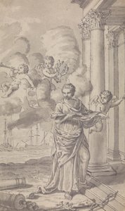 Frontespizio per Town and Country Magazine, per Vol. III del 1771, No. 1 da Isaac Taylor