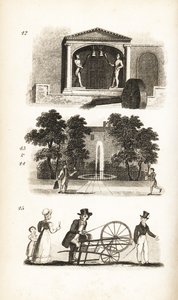 Chiesa di San Dunstan, Postino, Portalettere e Affilacoltelli da Isaac Taylor