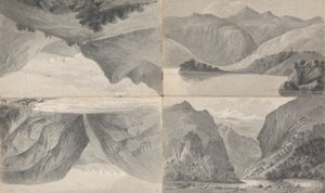 Lago a Davos, Ingresso del Passo a Segnes, Wiesen da Isaac Weld