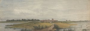 Castello di Ostia e Porta Troiana da Isaac Weld