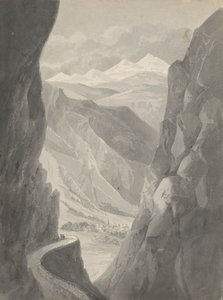 Passo del Gemmi/ Scendendo a Leukas Bad (Svizzera) da Isaac Weld